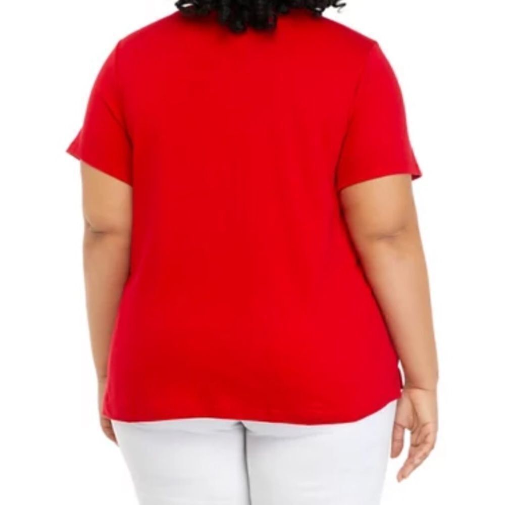 Kim Rodgers Red Top - Picture 2 of 5